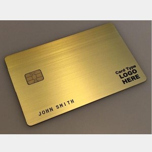 Brushed Metal Cards